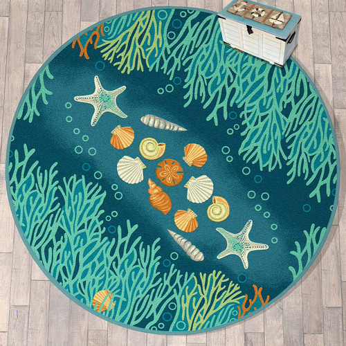 Coral Cove Rug - 8 Ft. Round