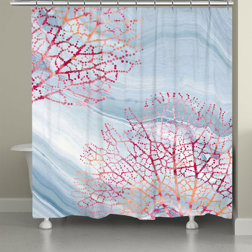 Coralscape Shower Curtain