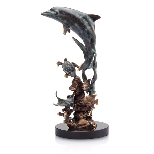 Cordial Dolphin Sculpture