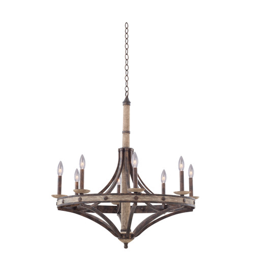 Coronado Round Chandelier - 8 Light