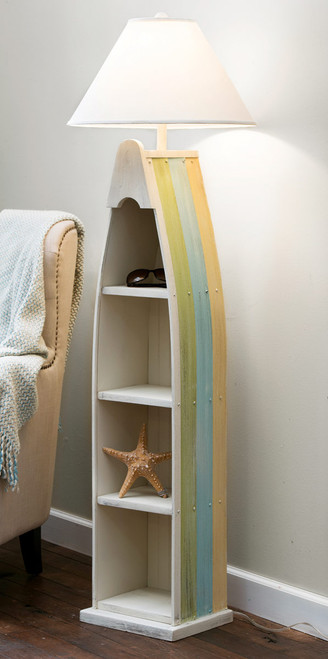 Cottage Stripe Boat Floor Lamp