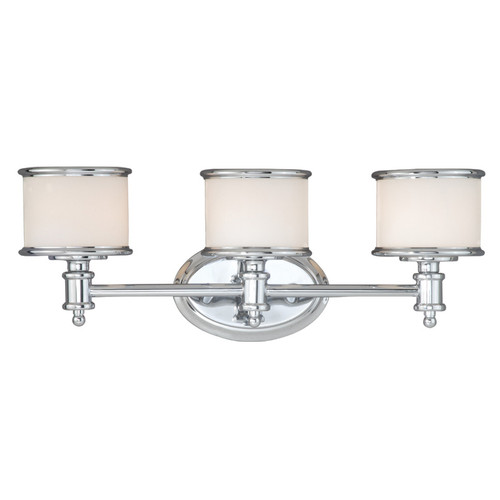 Edmonton 3 Light Vanity Lamp - Chrome