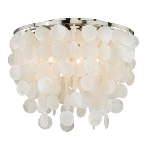 Elsa Capiz Shell Flush Mount Light - 16 Inch