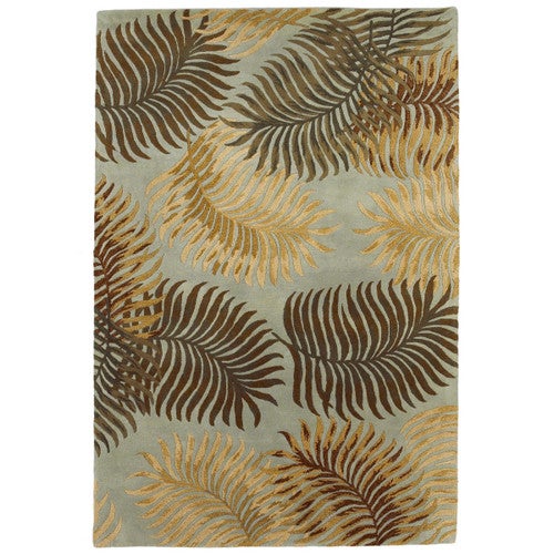 Havana Aqua Fern View Rug Collection