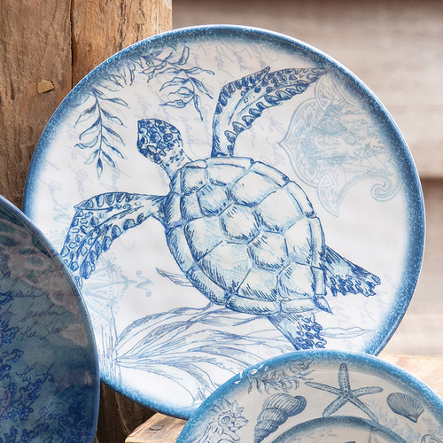 Fathoms Salad Plates - Set of 6