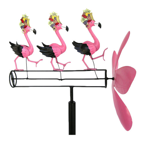 Flamingo Trio Whirligig