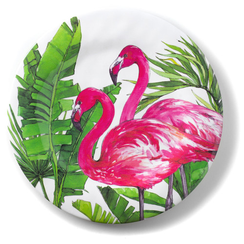 Flamingo Tropics Dinner Plate - Set of 4 - OVERSTOCK