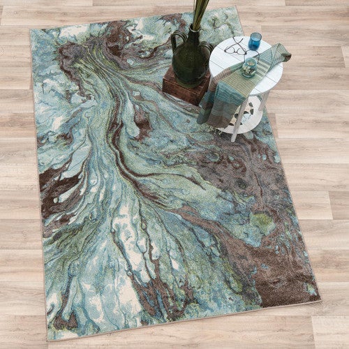 Impressions Seafoam Rug Collection
