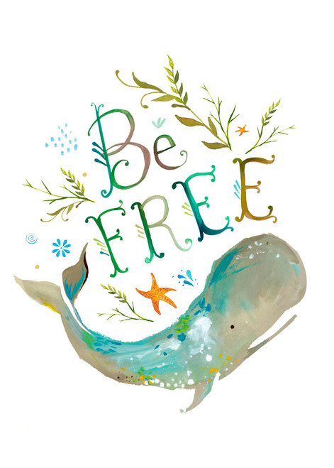 Free Whale Canvas Art