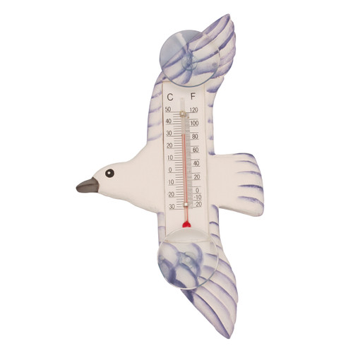 Flying Seagull Window Thermometer