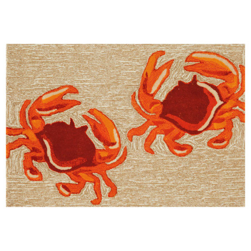 Frontporch Crabs Natural Rug - 2 x 3