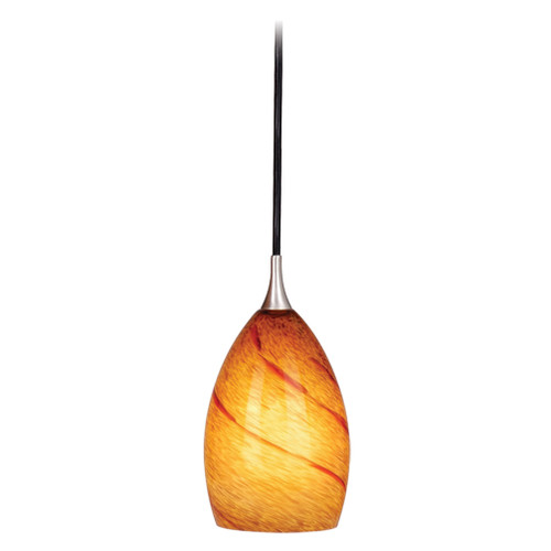 Galleria Lava Swirl Glass Pendant Light
