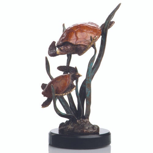 Gliding Sea Turtles Statue