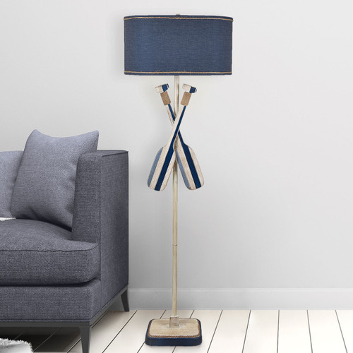 Grayson Boat Oar Floor Lamp