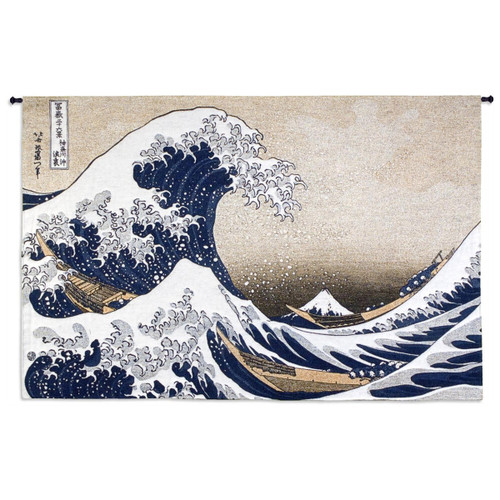 Great Wave At Kanagawa Large Wall Tapestry