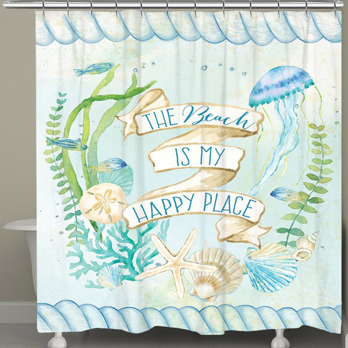 Happy Place Shower Curtain
