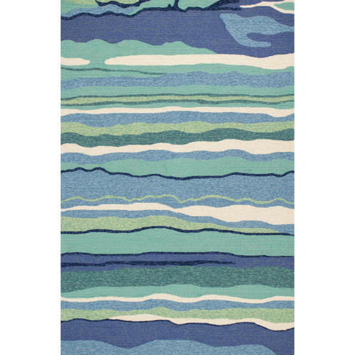 Rippling Waves Indoor/Outdoor Rug - 3 x 5