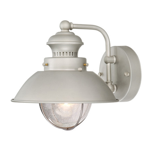 Harwich Nickel Outdoor Wall Sconce - 8 Inch