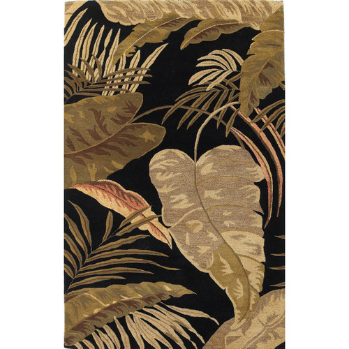Havana Midnight Rainforest Rug - 8 x 11