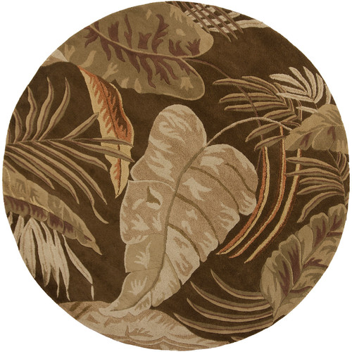Havana Mocha Rainforest Rug - 8 Ft Round