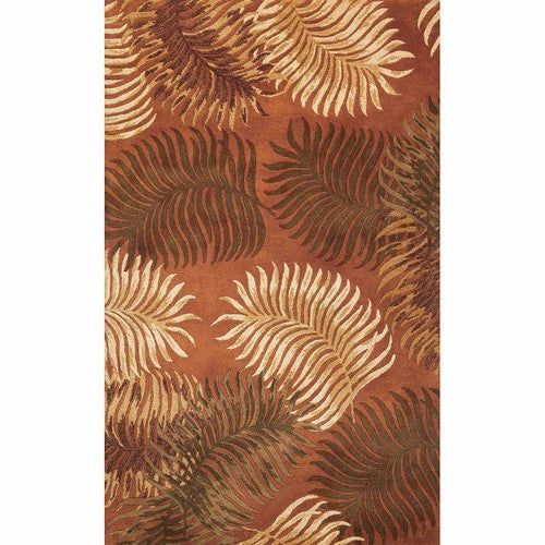 Havana Rust Fern View Rug - 5 x 8 - OUT OF STOCK UNTIL 07/03/2025