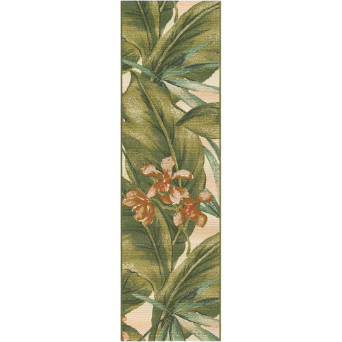 Hawaiian Foliage Indoor/Outdoor Rug - 2 x 8