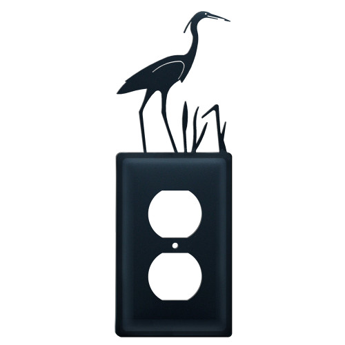 Heron Single Outlet Cover