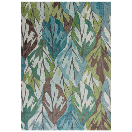 Hidden Oasis Blue Rug - 5 x 8