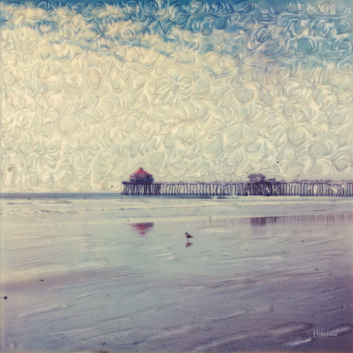 Huntington Pier Indoor/Outdoor Canvas Art