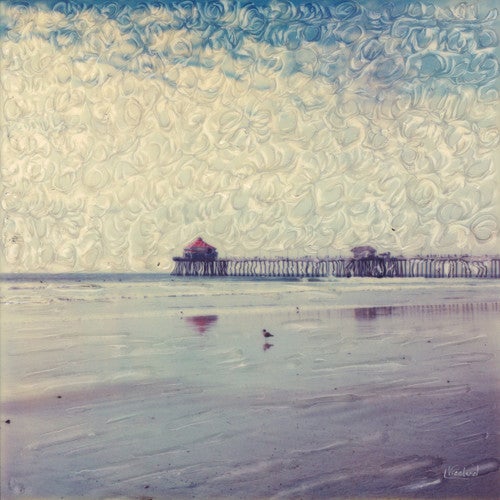 Huntington Pier Indoor/Outdoor Canvas Art
