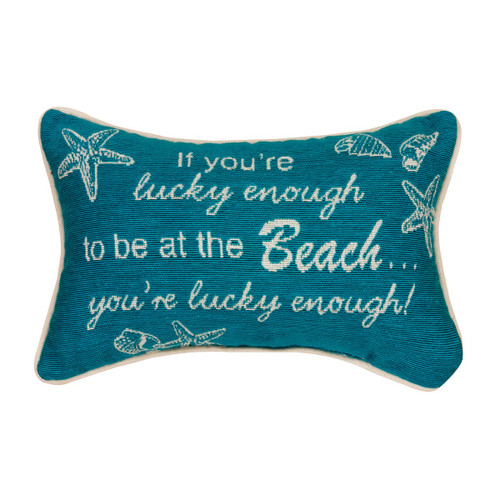 Beach Luck Pillow