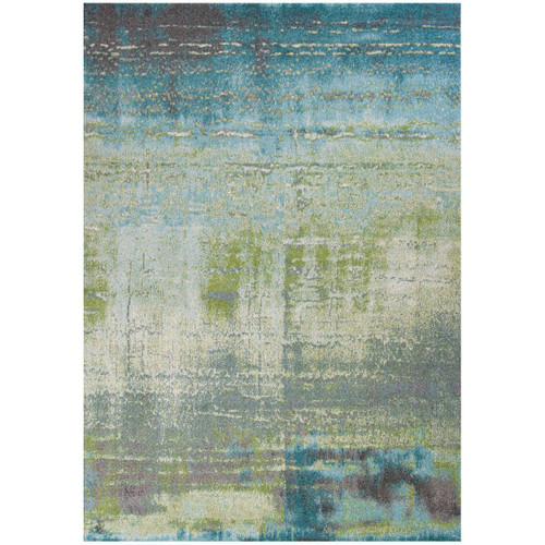 Impressions Aqua Rug - 8 x 11