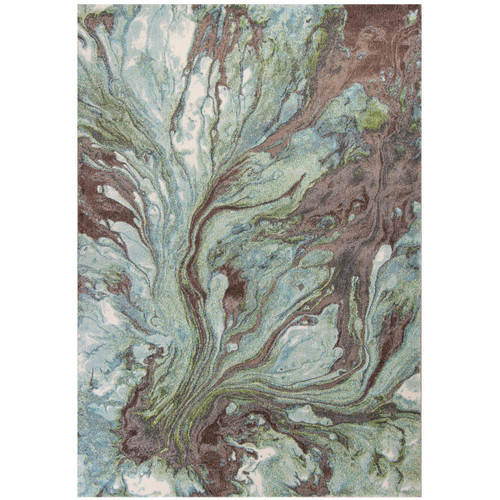 Impressions Seafoam Rug - 8 x 11