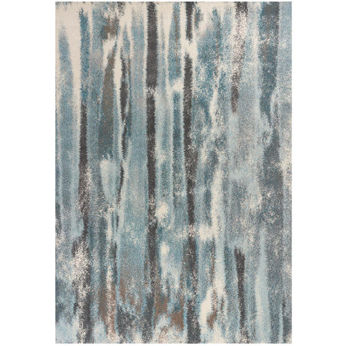 Impressions Teal Rug - 7 x 10
