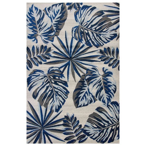 Palm Reef Blue Rug Collection