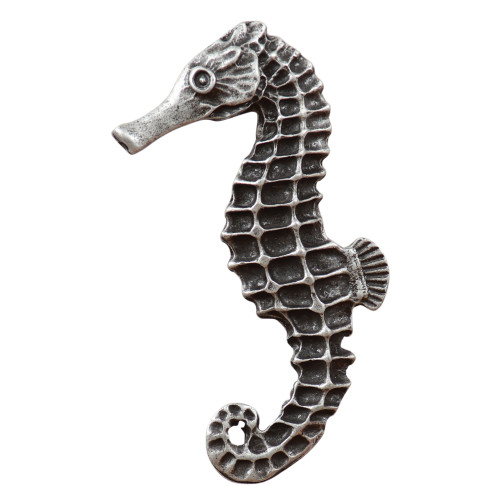 Large Seahorse Cabinet Pulls - Set of 2 - Left Facing