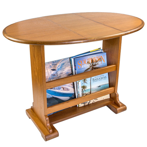 Large Teak Drop-Leaf Table