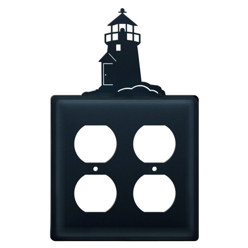 Lighthouse Double Outlet Cover