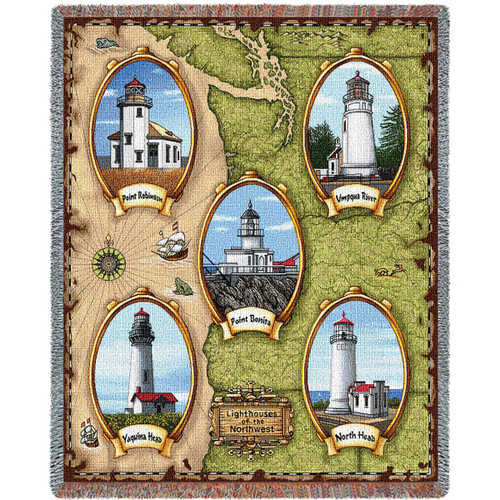 Lighthouses of the Northwest Blanket