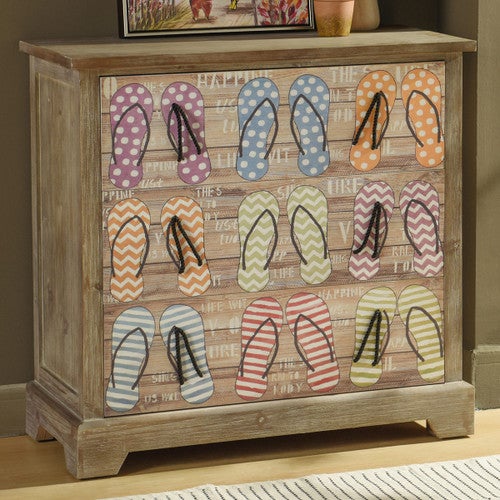 Malibu Flip Flops Three-Drawer Chest