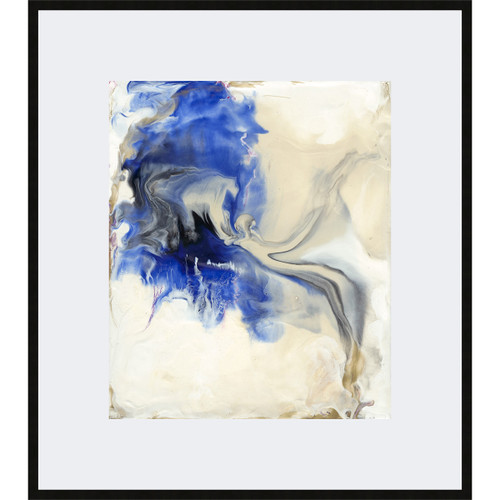 Marbleized Framed Print