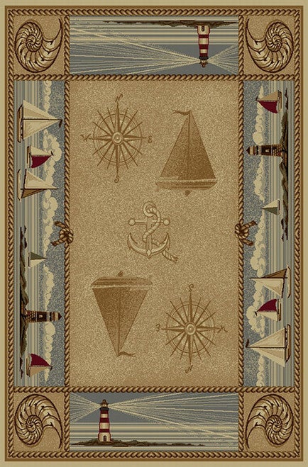 Sailboats & Compass Rug Collection