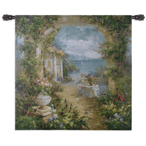 Mediterranean Arches II Large Wall Tapestry
