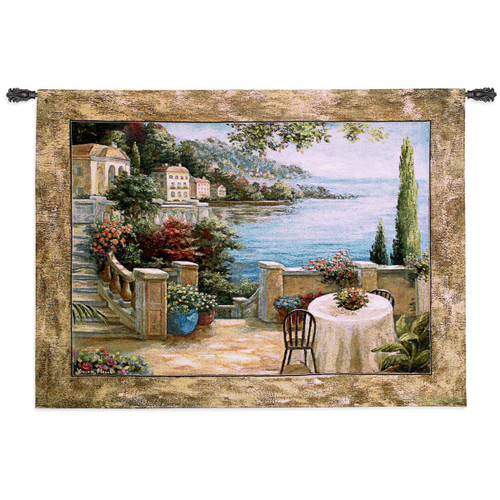 Mediterranean Terrace II Wall Tapestry