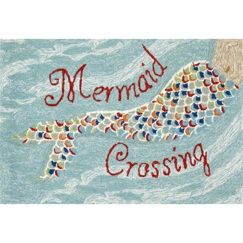 Mermaid Ocean Indoor/Outdoor Rug - 20 x 30