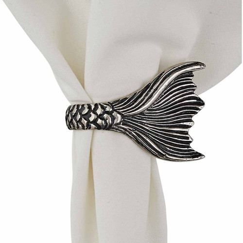 Mermaid Tail Napkin Rings - Set of 4