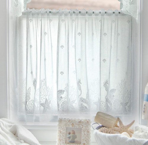 Sea Life Lace Window Treatments