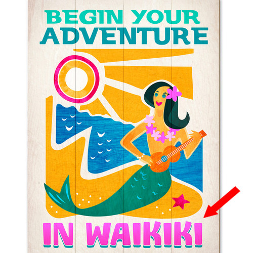 Mona Mermaid Personalized Sign