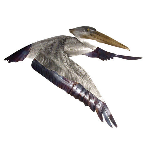 Mykonos Flying Pelican II Metal Wall Art - OUT OF STOCK UNTIL 06/17/2025
