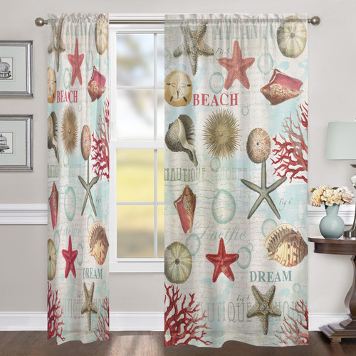 Nautique Dream Sheer Window Panel